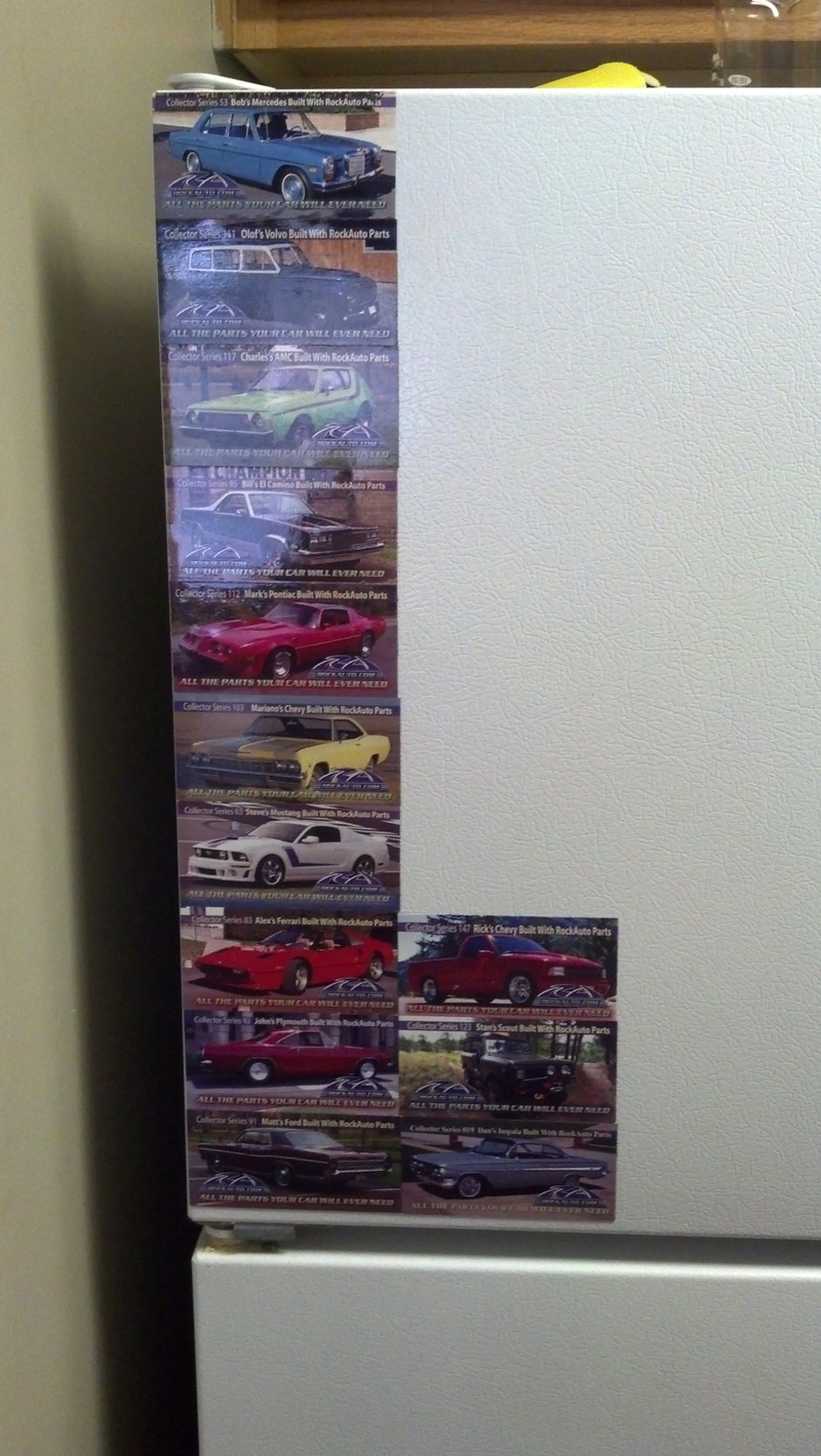 Illustration for article titled Oppo - Share you RockAuto Magnet Collection!